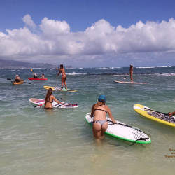 Pic #2 Mounting Long Boards - Outdoors, Bikini Voyeur, Beach Voyeur