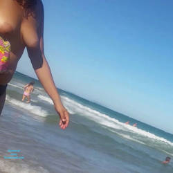 Pic #4 Tits On The Beach - Beach Voyeur, Outdoors