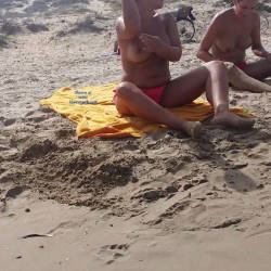 Pic #7 Tits On The Beach - Beach Voyeur, Outdoors