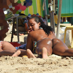 Pic #3 Big Ass From Recife City, Brazil - Beach Voyeur, Outdoors, Brunette