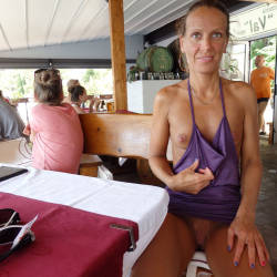 Pic #10 Mimice - Public Exhibitionist, Flashing, Outdoors, Public Place, Small Tits, Shaved, Firm Ass