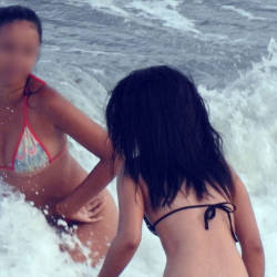 Pic #6 Pissing In Boa Viagem Beach, Recife City - Brunette, Outdoors, Bikini Voyeur, Beach Voyeur