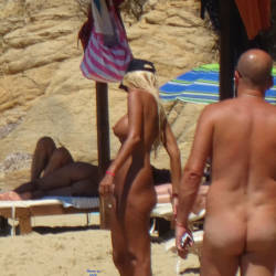 Pic #5 Skiathos Banana Beach FKK - Big Tits, Blonde, Outdoors, Beach Voyeur