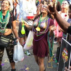 Pic #7 Mardi Gras 2017 - Topless Girls, Big Tits, Public Exhibitionist, Outdoors, Public Place