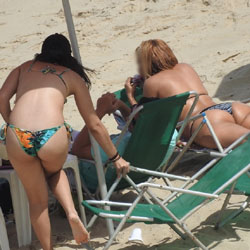 Saturday In Boa Viagem Beach, Recife City - Outdoors, Bikini Voyeur, Beach Voyeur