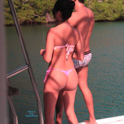 Pic #1 Sea Trial - Big Tits, Brunette, Outdoors, Bikini Voyeur, Firm Ass, Beach Voyeur