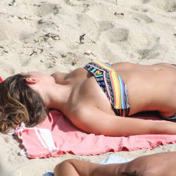 Pic #4 Beach Teens And Milfs - Topless Girls, Outdoors, Bikini Voyeur, Beach Voyeur