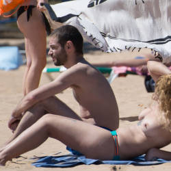 Pic #4 Tenerife Part Deux - Topless Girls, Big Tits, Outdoors, Beach Voyeur