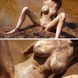 Pic #7 Pond Play Mud - Nude Girls, Big Tits, Outdoors, Firm Ass