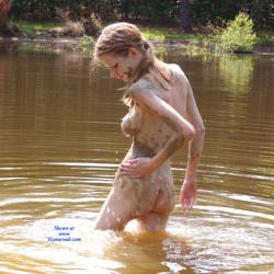 Pic #10 Pond Play Mud - Nude Girls, Big Tits, Outdoors, Firm Ass