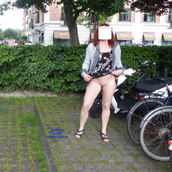 A Trip In Our City - Pantieless Girls, Public Exhibitionist, Flashing, Outdoors, Public Place, Shaved, Amateur