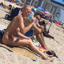 Pic #1 Haulover Beach July 2017 - Nude Girls, Outdoors, Beach Voyeur