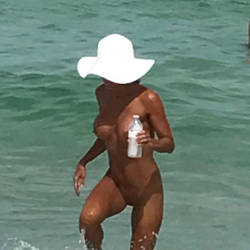 Pic #1 Beach Today - Nude Girls, Big Tits, Outdoors, Shaved, Beach Voyeur