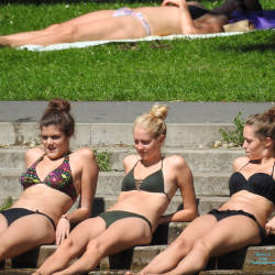 Pic #4 German Bikini Girls - Outdoors, Bikini Voyeur