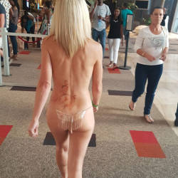 Pic #9 Sexpo JHB 2017 - Nude Girls, Blonde, Public Exhibitionist, Flashing, Public Place, Shaved