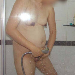 Pic #2 Knocked Up Shower! - Nude Wives, Bush Or Hairy, Amateur