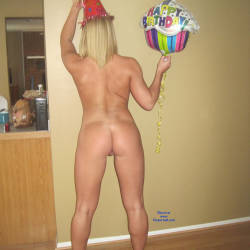 Pic #3 Birthday Present - Nude Girls, Blonde, Amateur