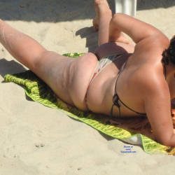 Pic #9 Big Ass From Pina Beach - Beach, Brunette, Outdoors, Bikini Voyeur, Beach Voyeur, Big Ass