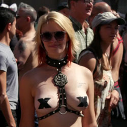 Folsom Street Fair 2 - Big Tits, Outdoors, Topless Girls