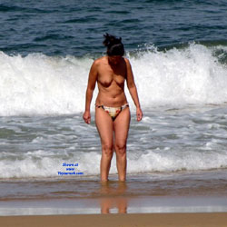 Several Girls At The Beach - Topless Girls, Beach, Big Tits, Outdoors, Beach Voyeur