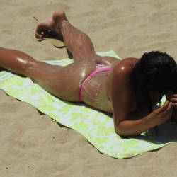 Pic #6 Asses From Recife City, Brazil - Beach, Brunette, Outdoors, Bikini Voyeur, Beach Voyeur