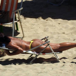 Pic #7 Asses From Recife City, Brazil - Beach, Brunette, Outdoors, Bikini Voyeur, Beach Voyeur