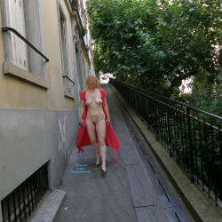 Pic #8 Rue du Chevalier de La Barre - Big Tits, Public Exhibitionist, Flashing, Outdoors, Public Place, Amateur