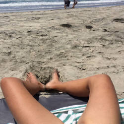 Pic #6 Nirvana Beach Tease - Nude Amateurs, Beach, Outdoors, Shaved