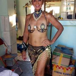 Pic #1 Luna 70 Years In The Carnival Of Rio 2018 - Public Exhibitionist, Flashing, Outdoors, Public Place, Amateur