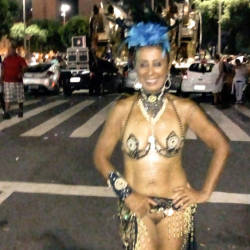 Pic #2 Luna 70 Years In The Carnival Of Rio 2018 - Public Exhibitionist, Flashing, Outdoors, Public Place, Amateur