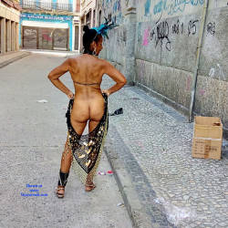 Pic #5 Luna 70 Years In The Carnival Of Rio 2018 - Public Exhibitionist, Flashing, Outdoors, Public Place, Amateur