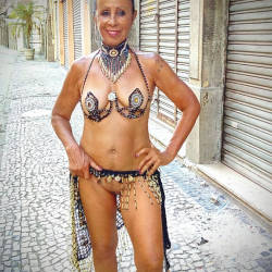 Pic #4 Luna 70 Years In The Carnival Of Rio 2018 II - Public Exhibitionist, Flashing, Outdoors, Public Place, Shaved