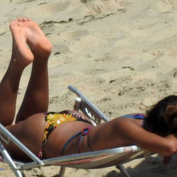 Pic #1 Ass From Janga Beach - Beach, Outdoors, Bikini Voyeur, Beach Voyeur, Brunette