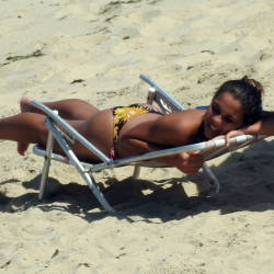 Pic #4 Ass From Janga Beach - Beach, Outdoors, Bikini Voyeur, Beach Voyeur, Brunette