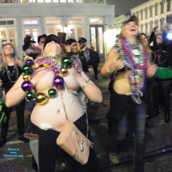 Galveston, TX Mardi Gras - Big Tits, Outdoors, Public Place