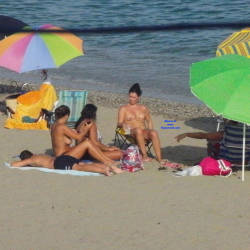 Pic #4 Spanish Beach - Topless Girls, Beach, Brunette, Outdoors, Beach Voyeur