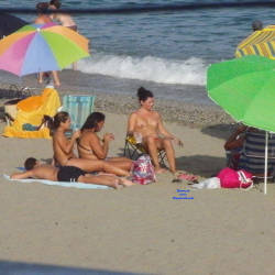 Pic #5 Spanish Beach - Topless Girls, Beach, Brunette, Outdoors, Beach Voyeur