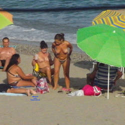 Pic #9 Spanish Beach - Topless Girls, Beach, Brunette, Outdoors, Beach Voyeur