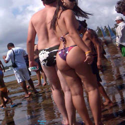 Pic #1 Brazilian Asses - Outdoors, Bikini Voyeur, Beach Voyeur