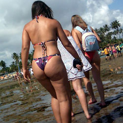 Pic #4 Brazilian Asses - Outdoors, Bikini Voyeur, Beach Voyeur