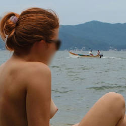 Pic #4 Nude Beach Day 2 - Nude Girls, Beach, Outdoors, Amateur