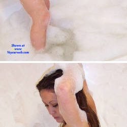 Pic #6 Soapy Tub - Big Tits, Brunette, Amateur