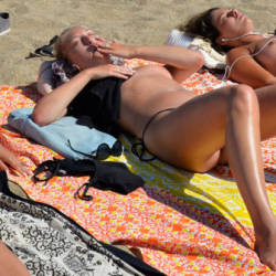 Pic #1 The Three Musketeers Of Barcelona - Topless Girls, Beach, Outdoors, Beach Voyeur