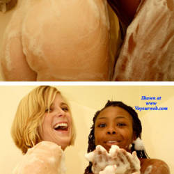 Pic #5 Double Trouble In The Shower - Nude Girls, Ebony, Amateur, Wet Tits