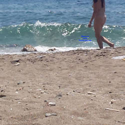 Pic #1 My First Time Taking Pics At The Beach - Nude Girls, Beach, Beach Voyeur, Outdoors