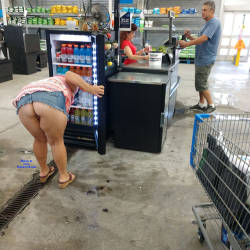 Pic #4 Walmart Shopping Fun - Pantieless Girls, Big Tits, Public Exhibitionist, Flashing, Public Place, Amateur