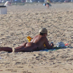 Pic #7 At The Beach With No Shame - Beach, Big Tits, Outdoors, Beach Voyeur