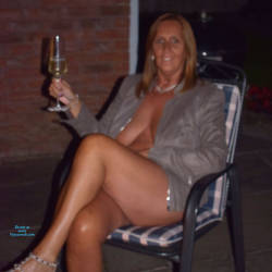 Pic #1 Night Time Antics - Big Tits, High Heels Amateurs, Outdoors, Mature