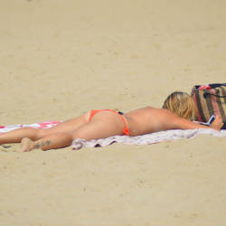 Pic #9 Young Milf On Noirmoutier Island Beach - Beach, Outdoors, Bikini Voyeur, Beach Voyeur