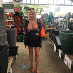 Pic #6 Dirty Slut Sue - Big Tits, Blonde, Public Exhibitionist, Flashing, Outdoors, Public Place, Amateur